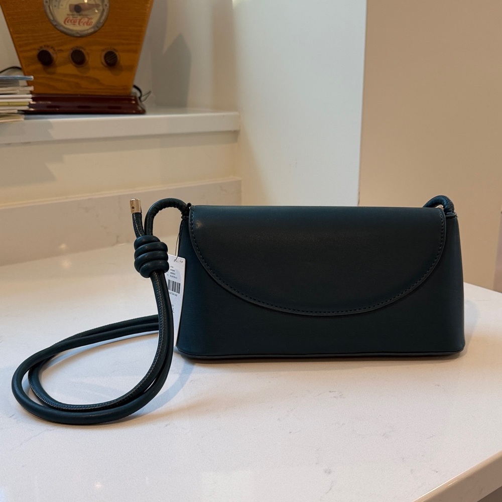 Anthropologie Deep Teal Shoulder Bag
